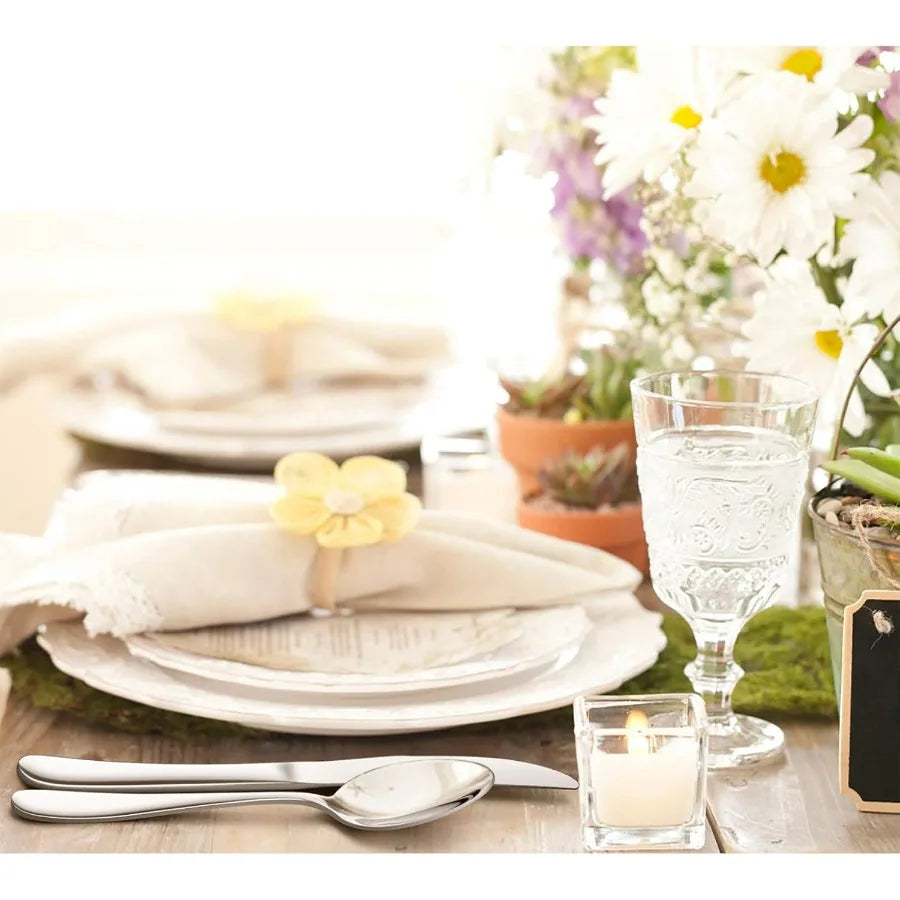 Heavy Duty Stainless Steel Flatware Set 40 Piece For 8