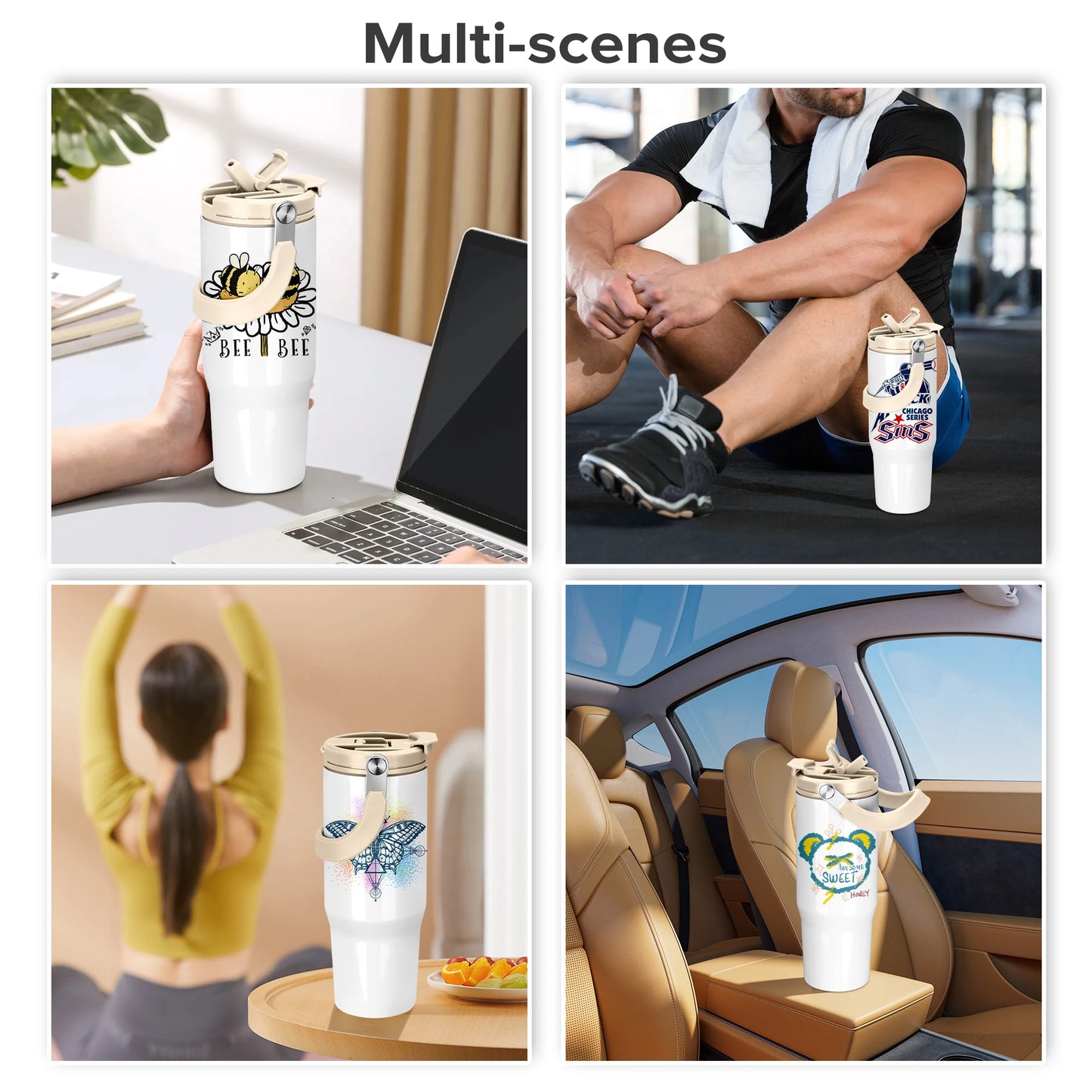 Fastsub Drinkware Sublimation Stainless Steel Tumbler Pack