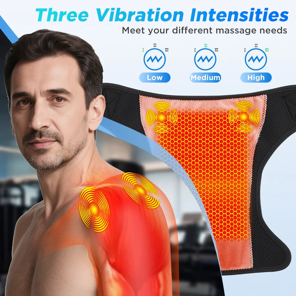 Hailicare Wireless Graphene Heating Massager For Shoulders Knees Elbows