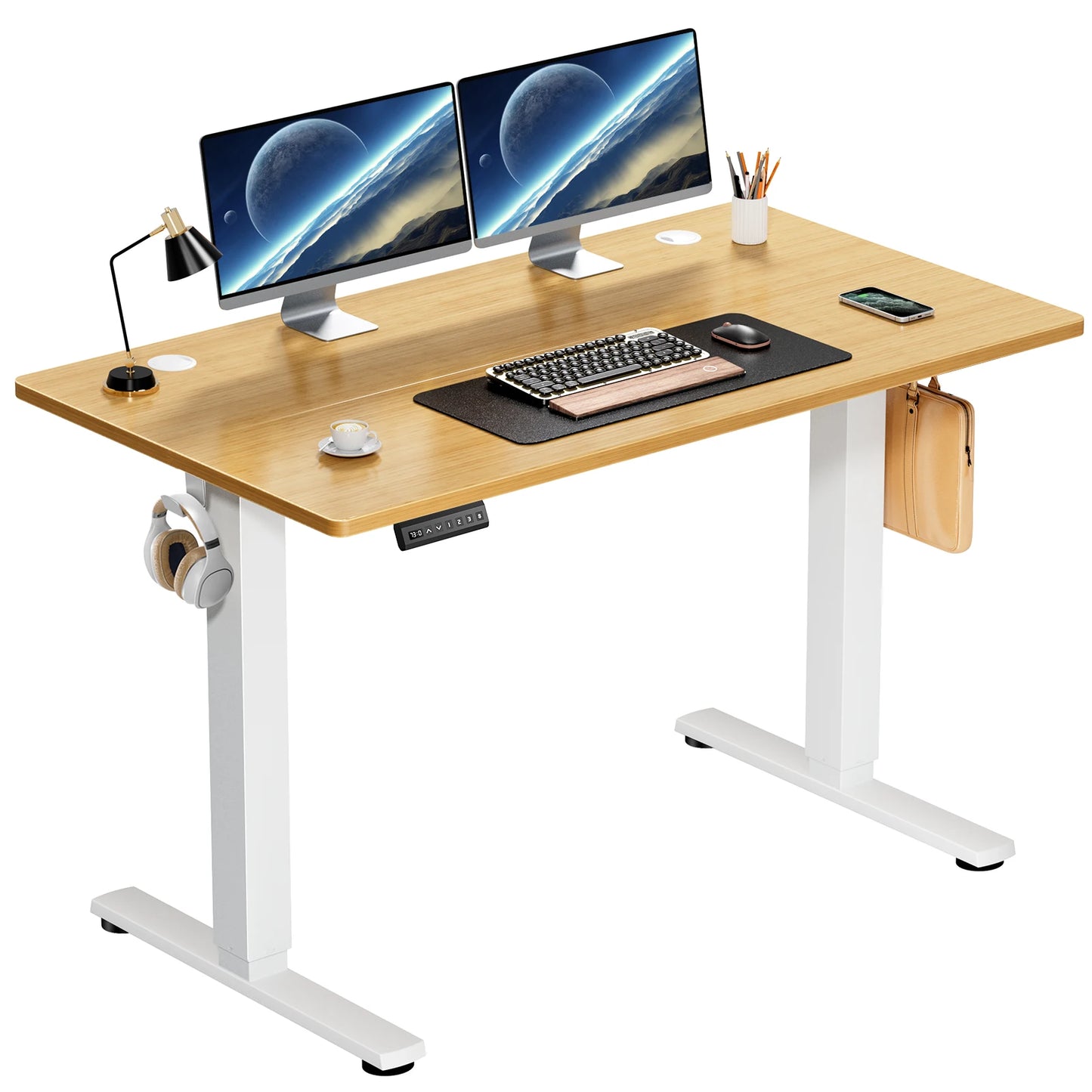JHK Electric Height Adjustable Standing Desk Ergonomic Workstation