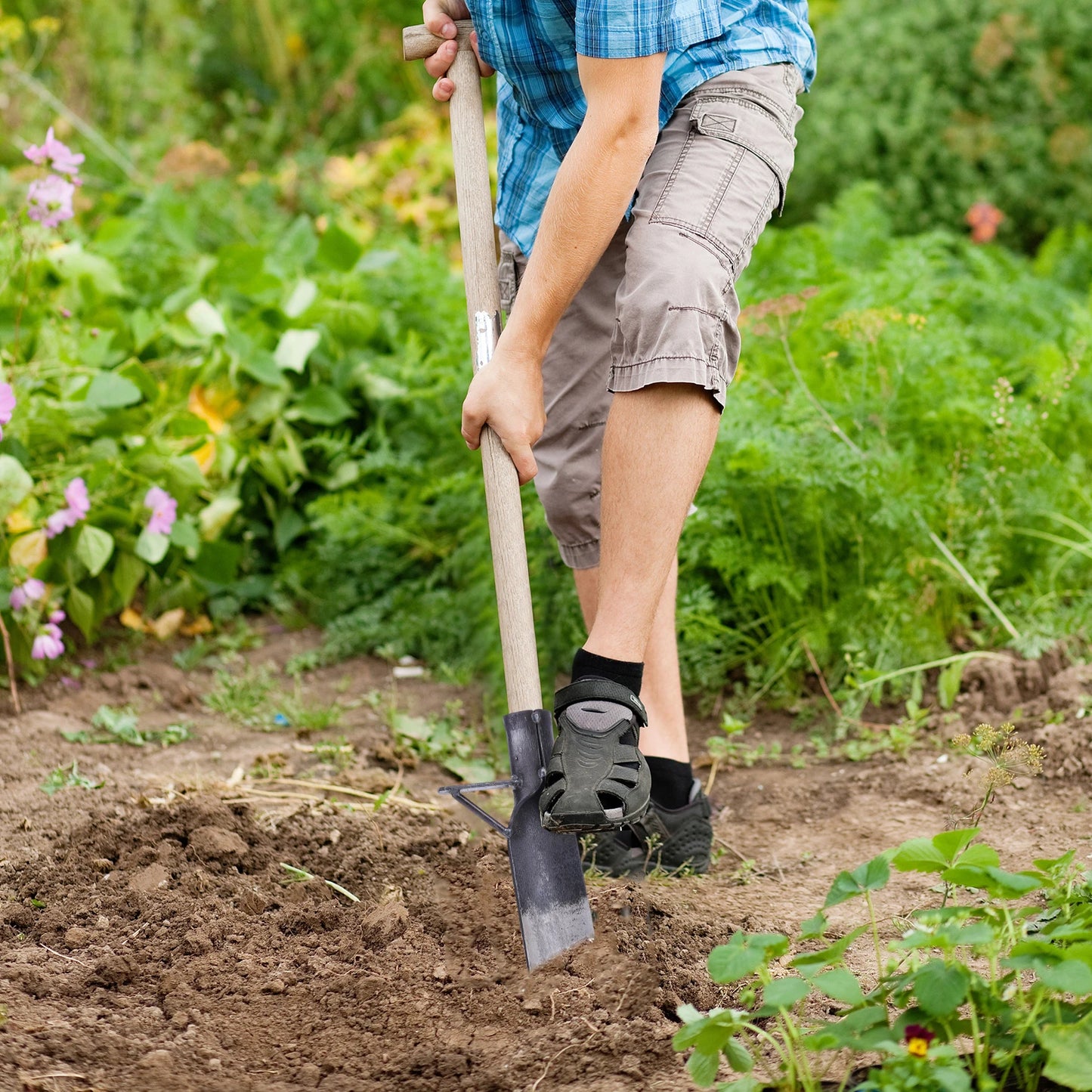 Manganese Steel Transplanting Shovel For Garden Planting