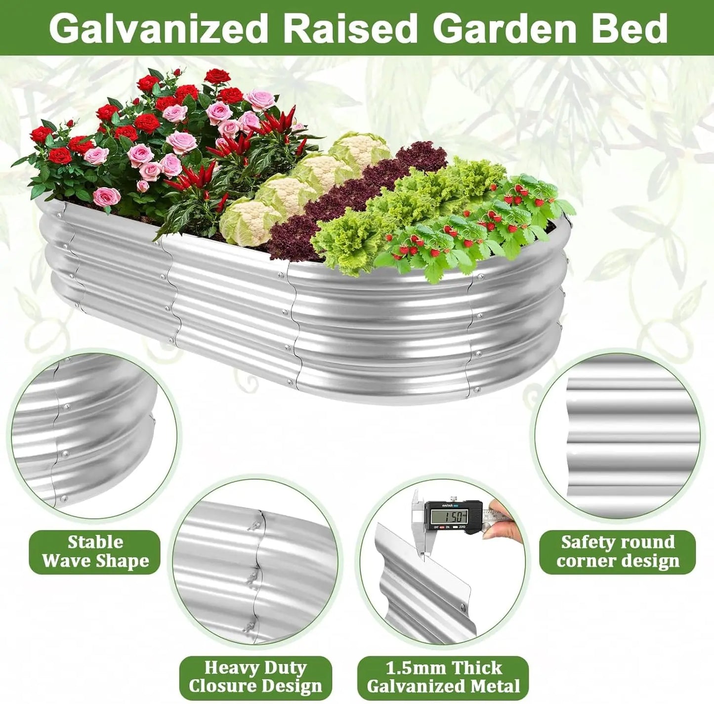 Galvanized Raised Garden Bed With A Frame Trellis Climbing Plants