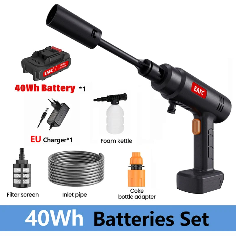 EAFC 60bar Wireless High Pressure Car Washer Sprayer Foam Gun