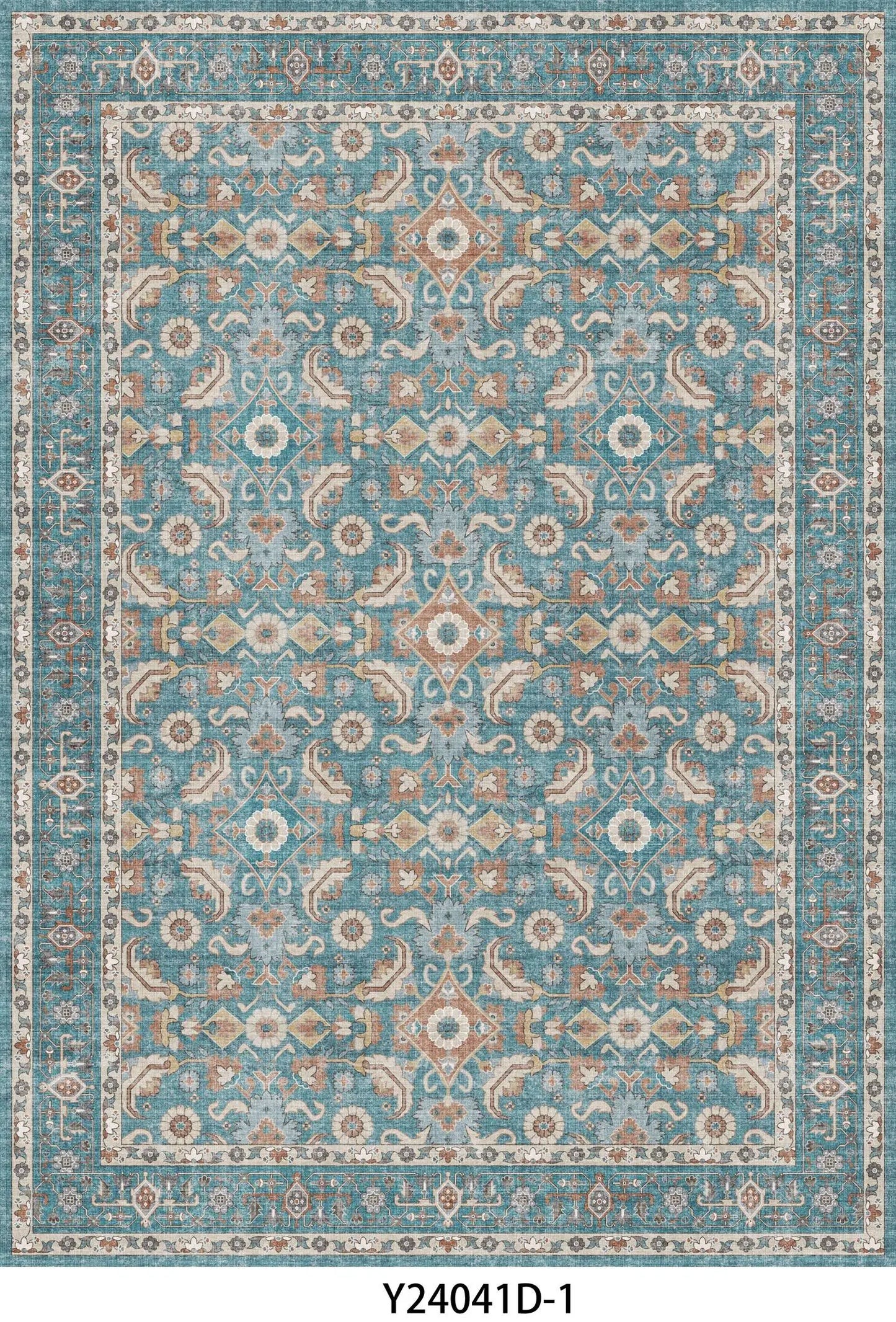 Noned Persian Floral Hand Tufted Living Room Area Rug