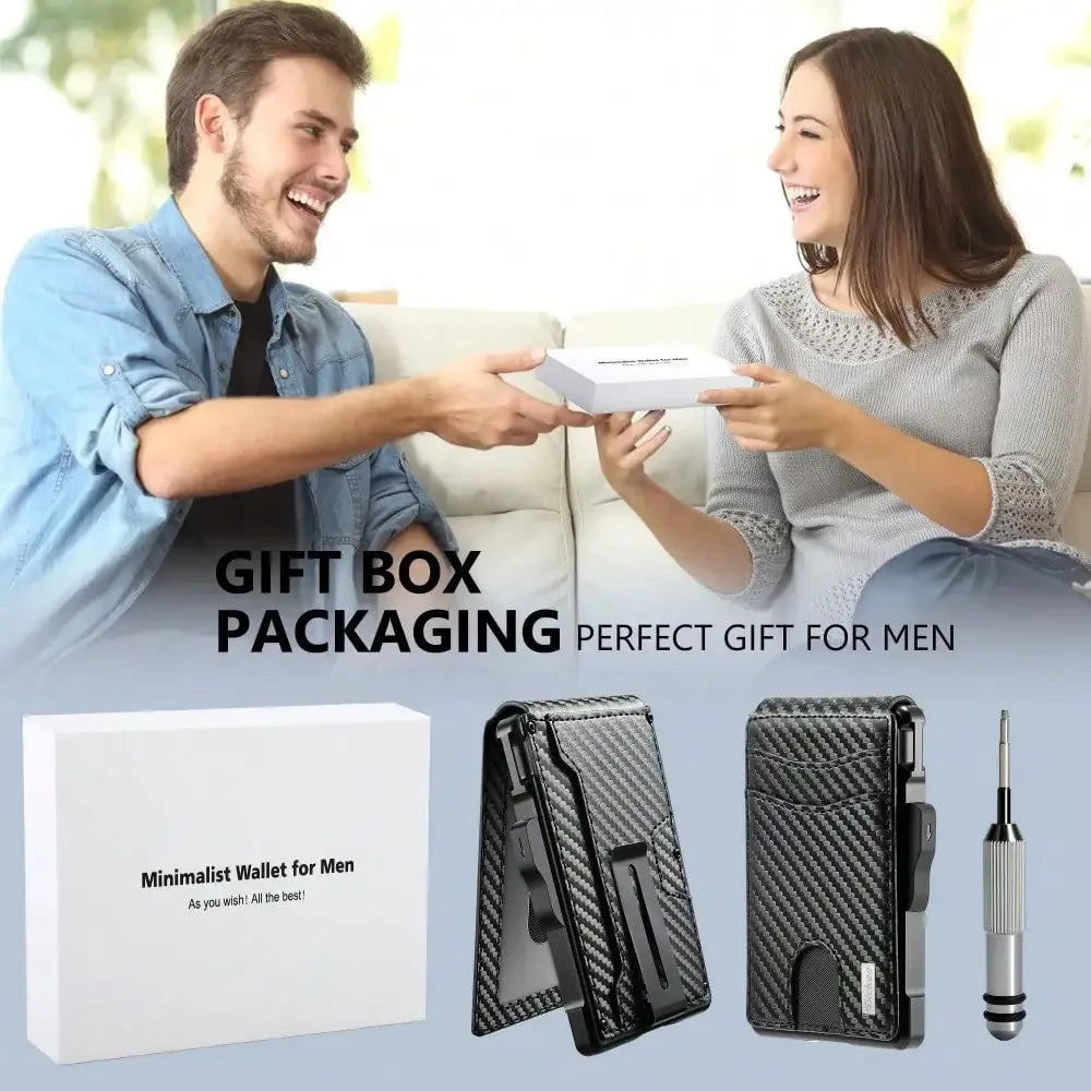 Unisex Minimalist Card Wallet for 9 to 13 Cards RFID