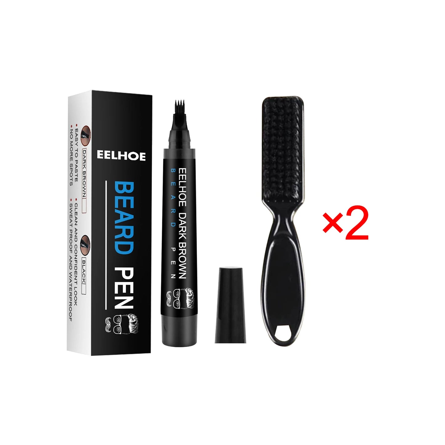 Beard Filler Pen Waterproof Sweat Resistant All Day Confidence