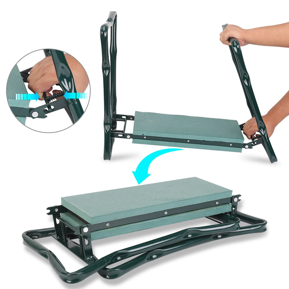 Heavy Duty Upgraded Garden Kneeler With Thick Padded Seat Folding