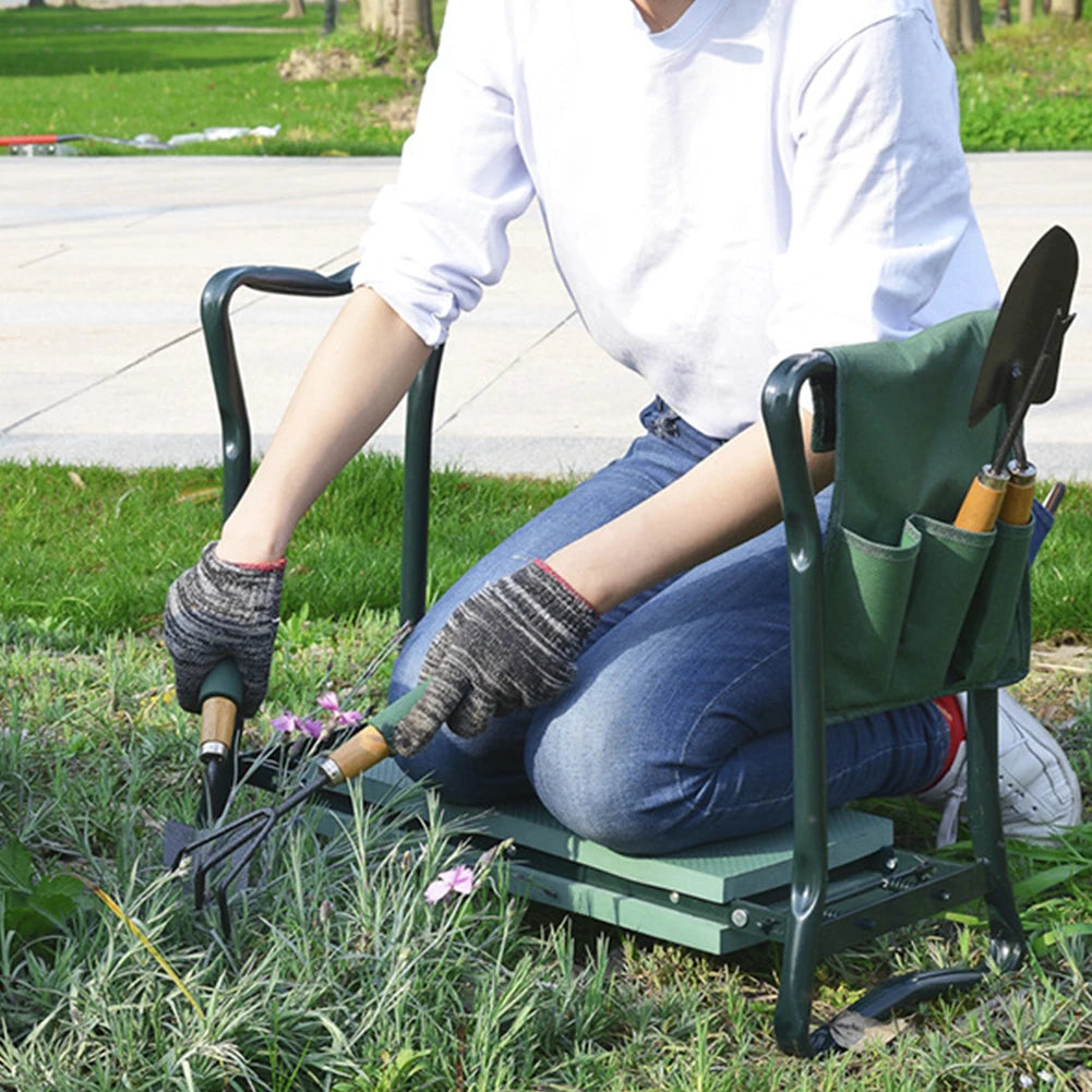 Heavy Duty Upgraded Garden Kneeler With Thick Padded Seat Folding