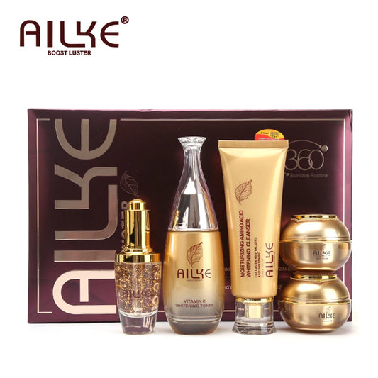 AILKE Facial Skincare Set Whitening Anti Aging Moisturizing