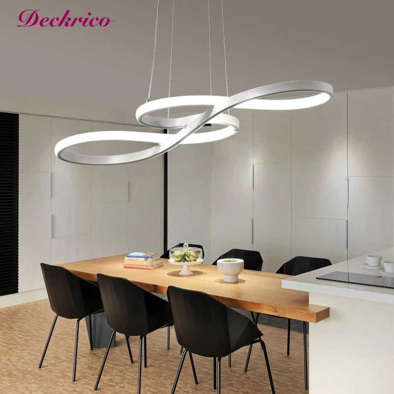 Deckrico Pendant Light With Dimmable LED Fixture For Living Room
