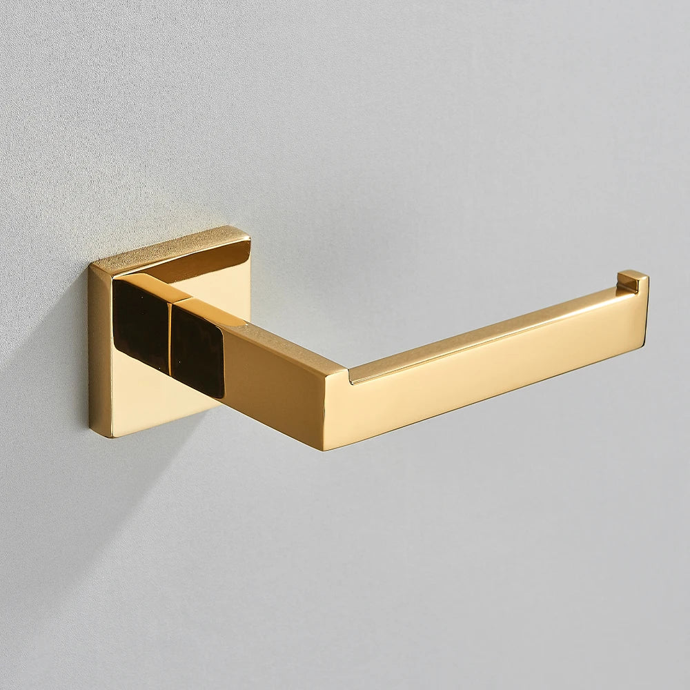 Onyzpily Bathroom Hardware Set Kit Wall Shelf Towel Bar