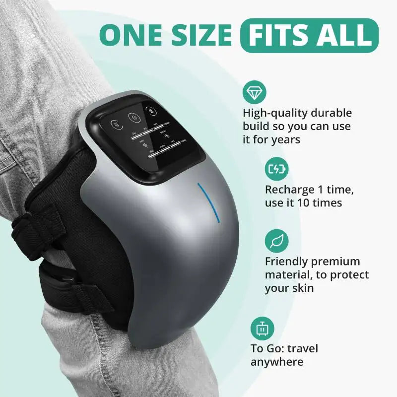 Medcursor Electric Heating Massage Knee Pad Wireless Heated Massager
