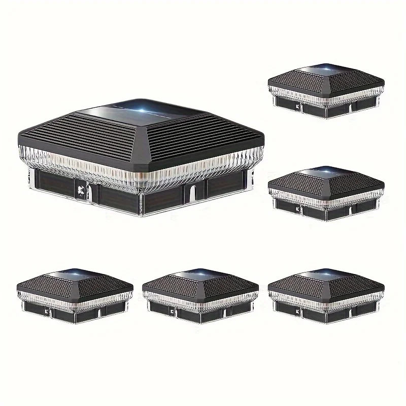 KPSTEK Solar Post Lights Outdoor Fence Lights With Three Modes