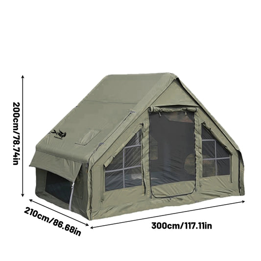 Pakicetus Inflatable Camping Tent Quick Setup Frame Four Season Shelter