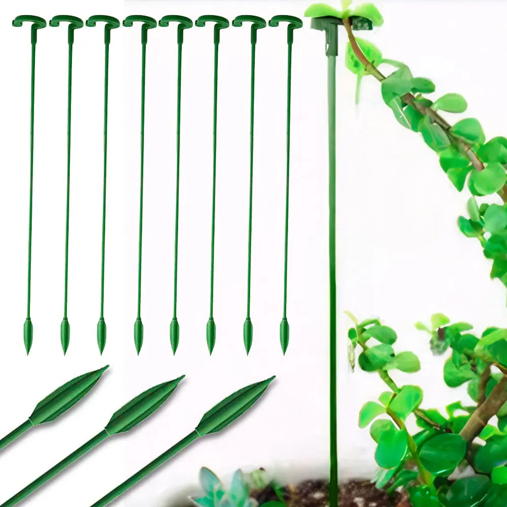 Plant Stakes Reusable Flower Support Sticks For Indoor Outdoor Plants