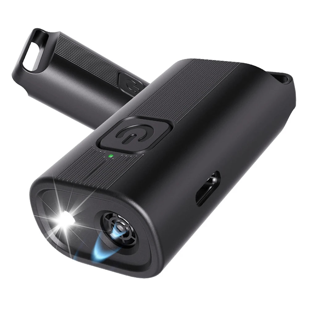 APWIKOGER Ultrasonic Dog Bark Deterrent with LED Flashlight Rechargeable