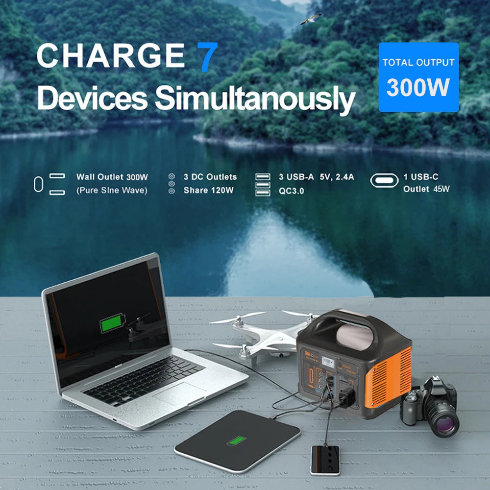 GaiaRay Fast Charging Power Bank Large Capacity Outdoor Power Supply