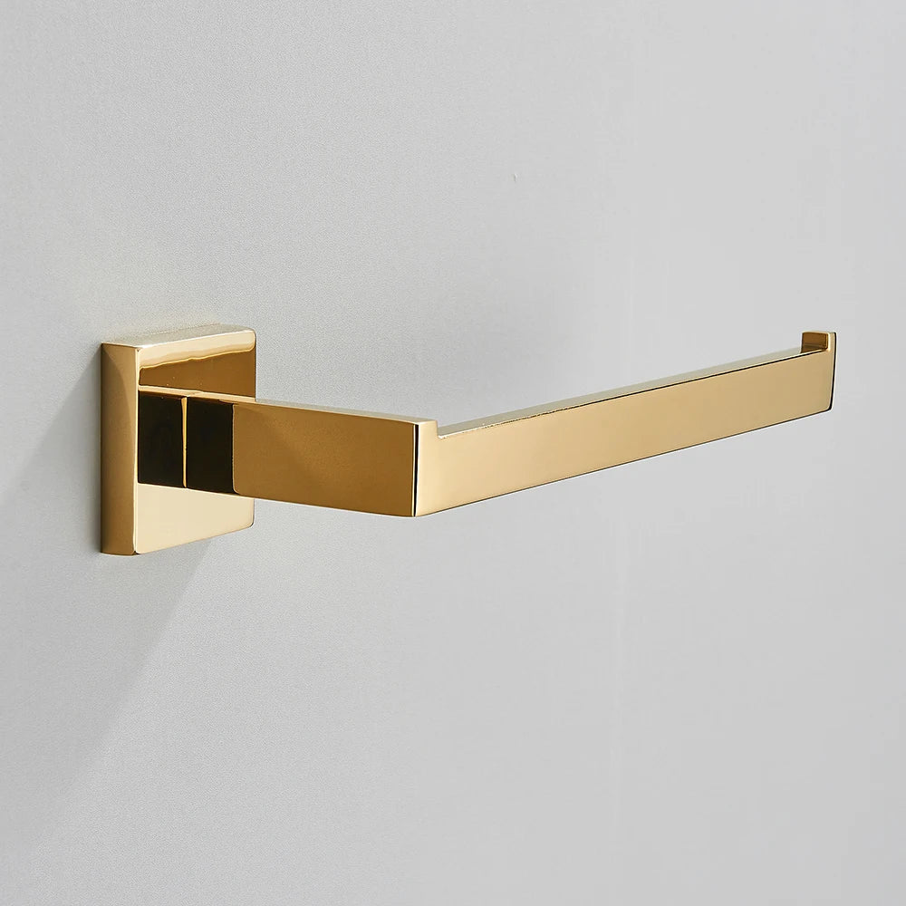 Onyzpily Bathroom Hardware Set Kit Wall Shelf Towel Bar