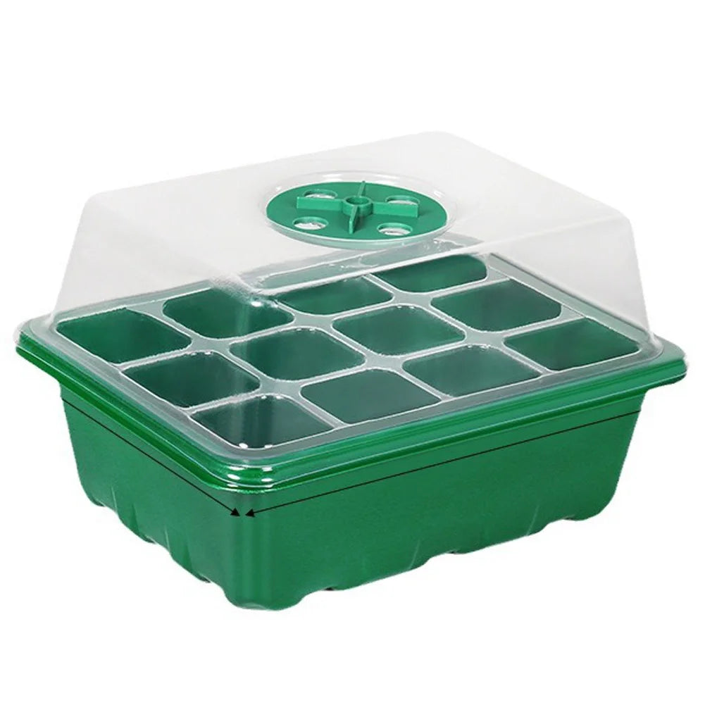 12 Holes Seed Germination Tray With Humidity Dome For Seedlings