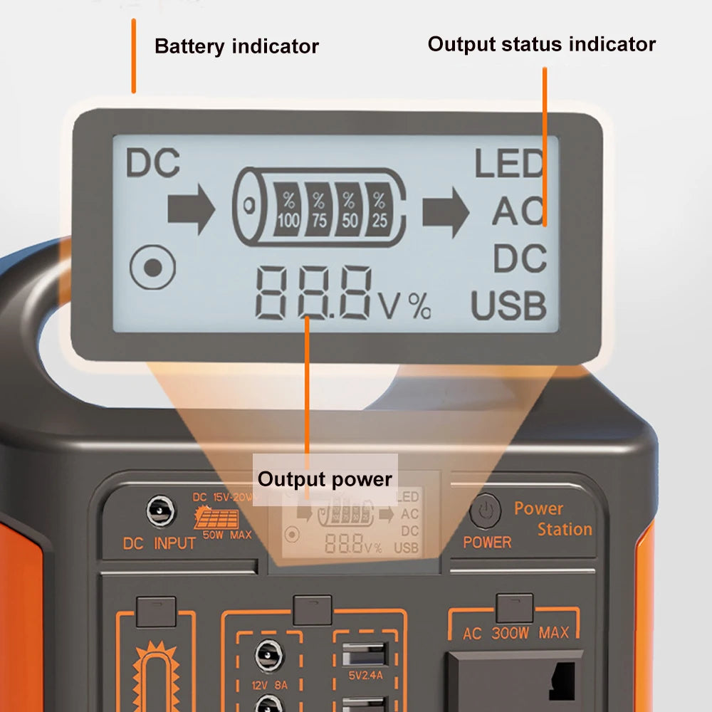 GaiaRay Fast Charging Power Bank Large Capacity Outdoor Power Supply