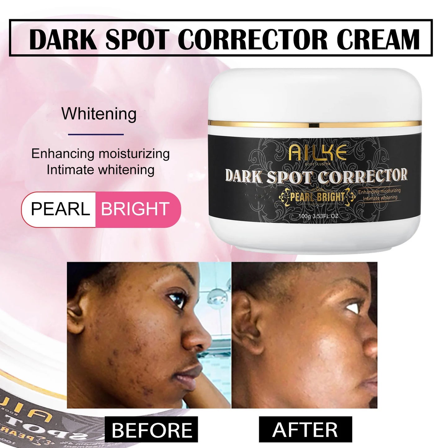 AILKE Collagen Whitening Kit Brightening Moisturizer