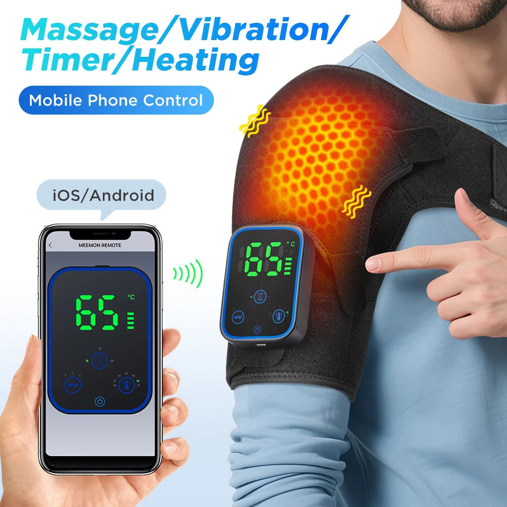 Hailicare Wireless Graphene Heating Massager For Shoulders Knees Elbows