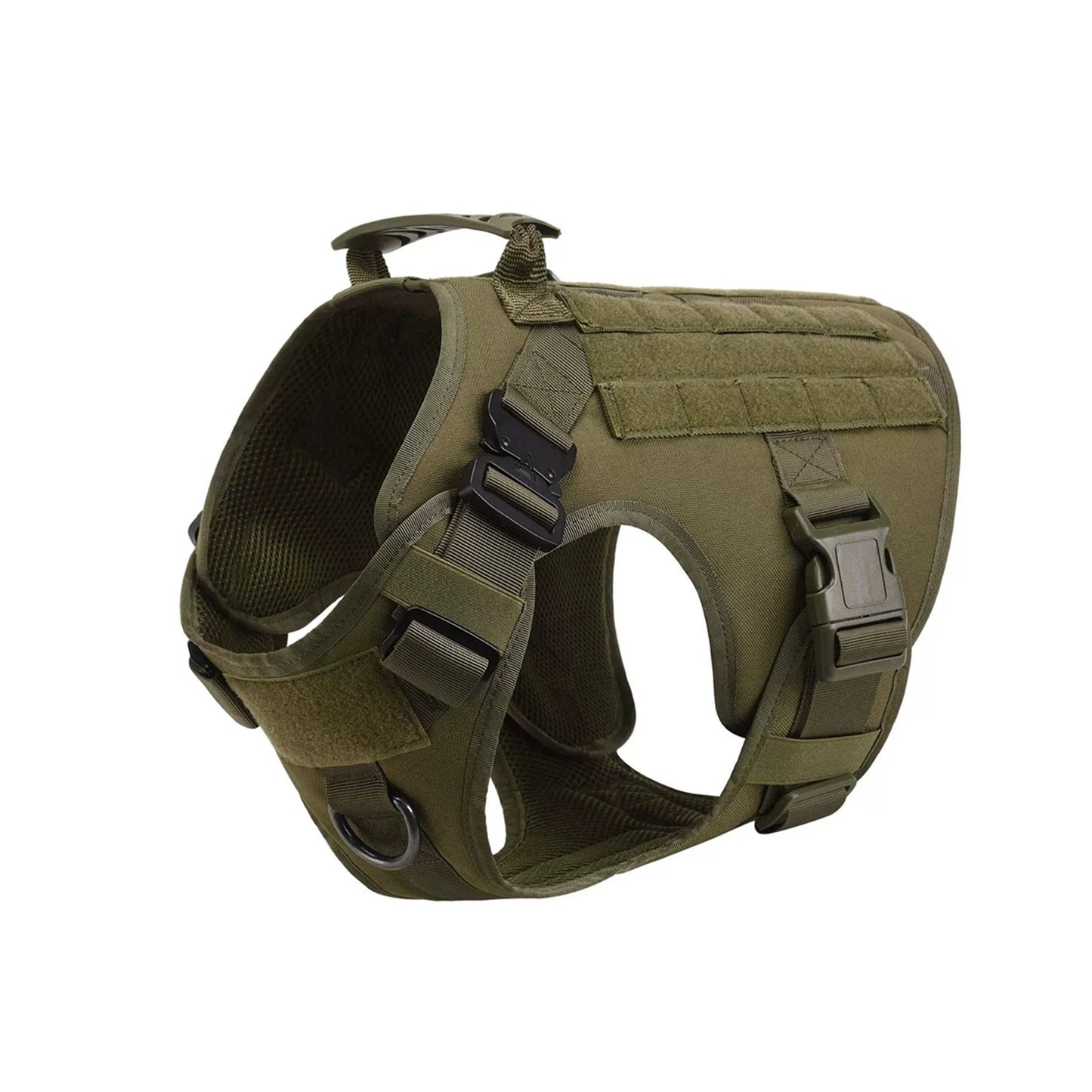 PETRAVEL CN Tactical Dog Harness Vest With Molle Pouches For Medium Large Dogs