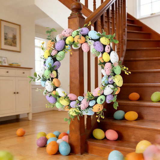 Easter Egg Garland for Front Door and Holiday Home Decor