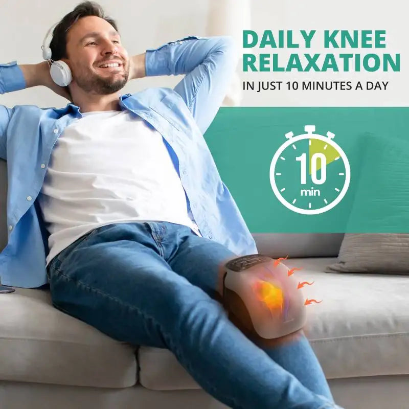 Medcursor Electric Heating Massage Knee Pad Wireless Heated Massager