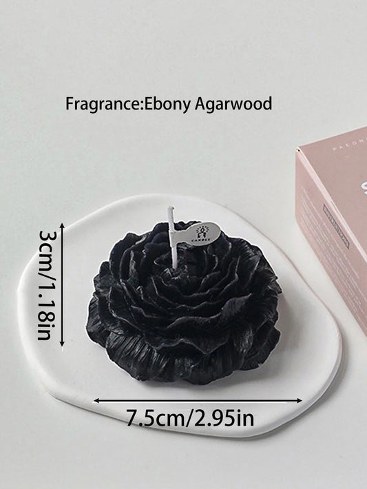 UDOCOOL 3D Peony Aromatic Candle Aromatherapy Gift for Weddings