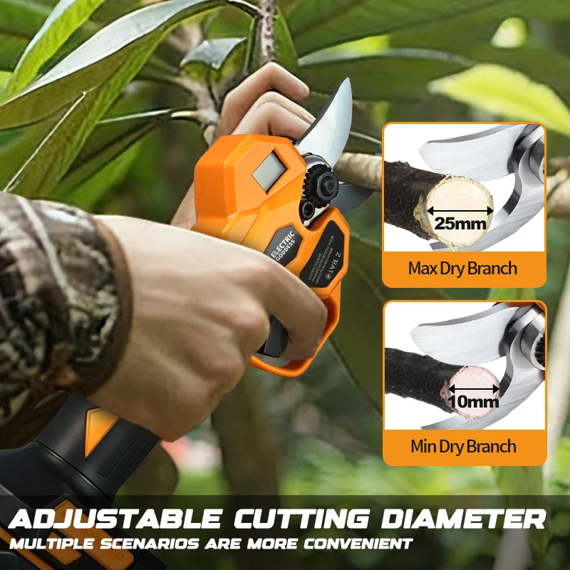 Electric Goddess Brushless Pruning Shears 18V Cordless Garden Tool