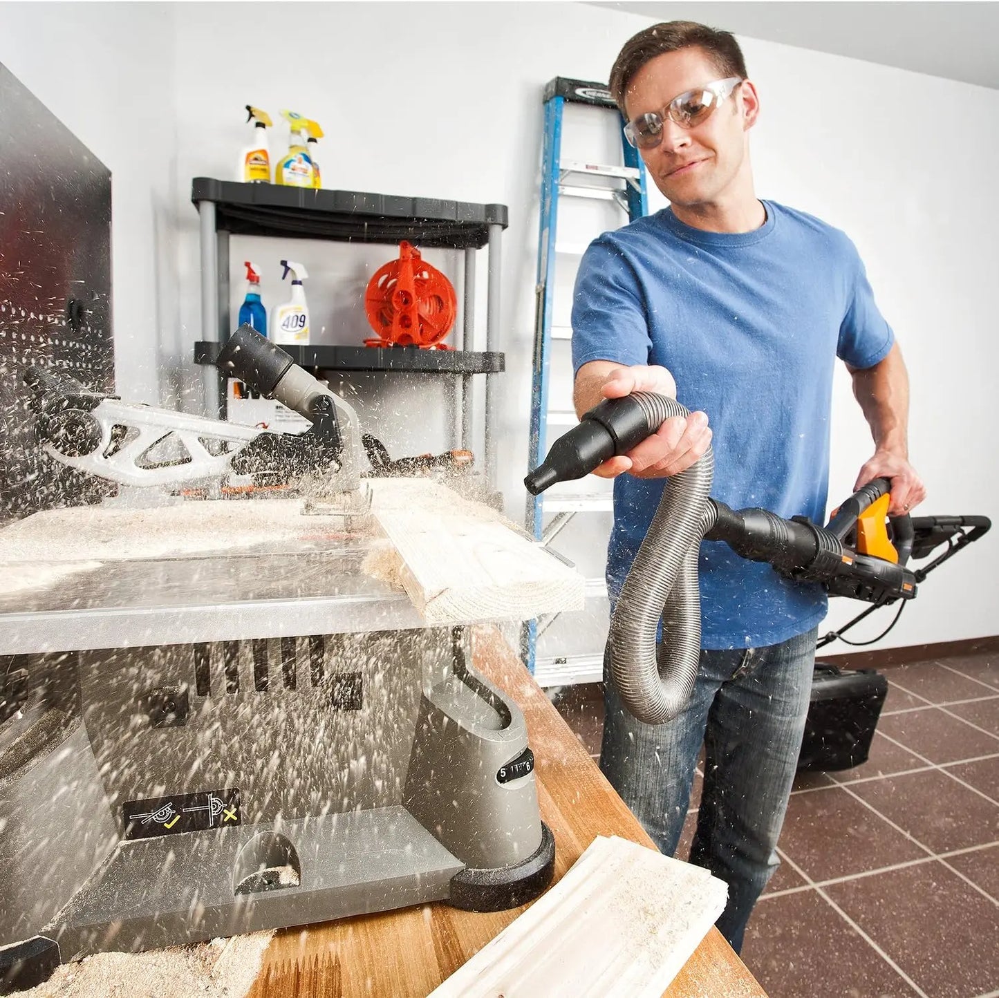 Cordless Leaf Blower 120 MPH Battery Not Included Long Nozzle
