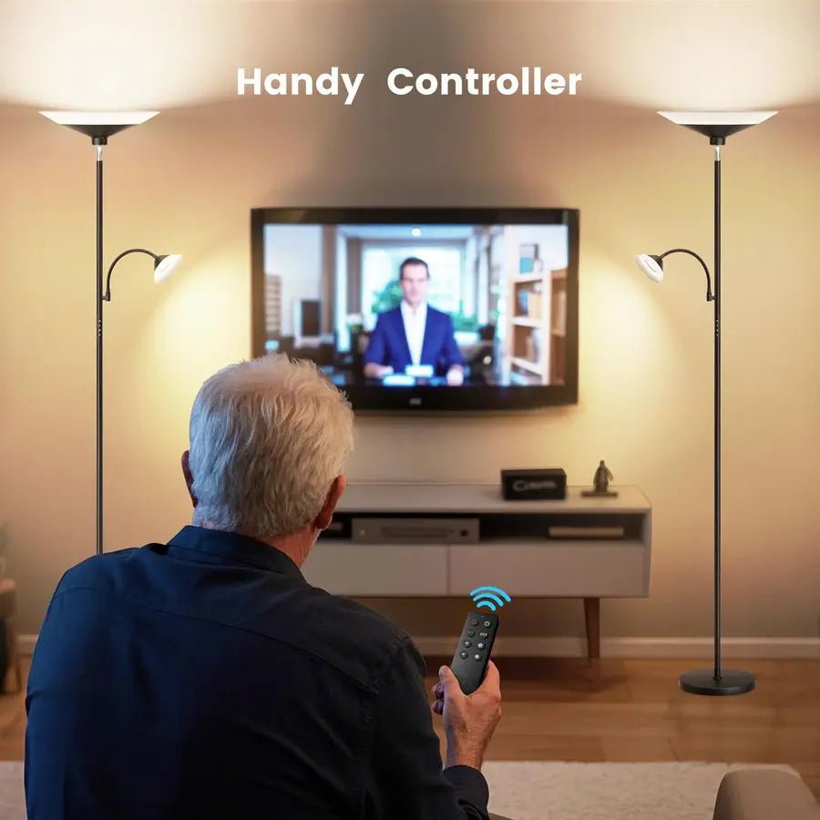 Torchiere Floor Lamp Dimmable With Remote Touch Control