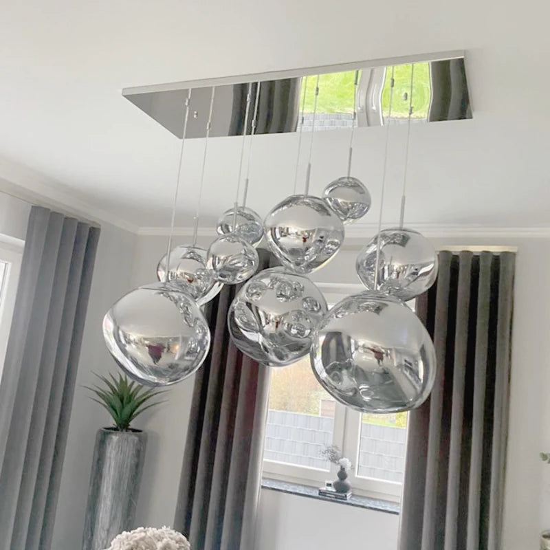 CNDL Nordic Loft Lava LED Pendant Light PVC Living Room