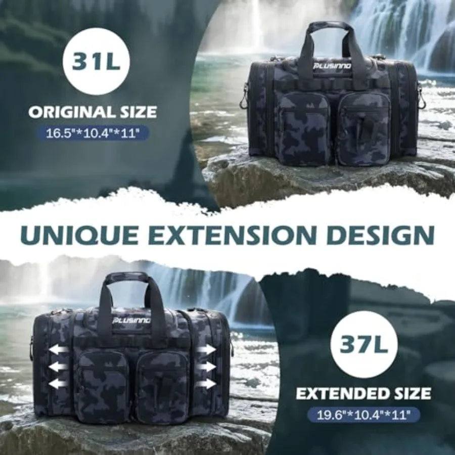 Expandable Fishing Gear for Saltwater and Freshwater Water Resistant