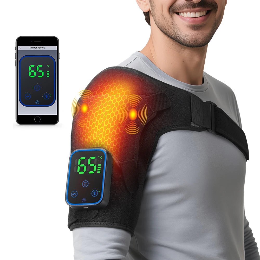 Hailicare Wireless Graphene Heating Massager For Shoulders Knees Elbows