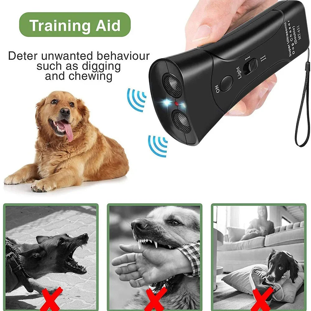 Ultrasonic Dog Bark Deterrent Training Device Battery Not Included