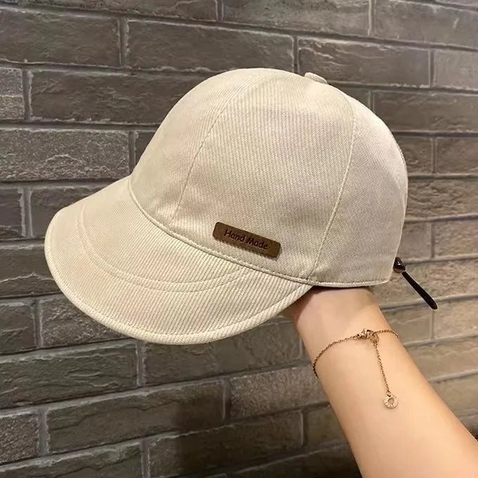Foldable Cotton Sun Hat For Women With Wide Brim UV Protection