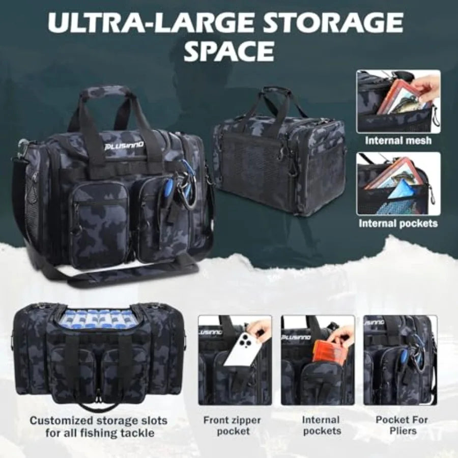 Expandable Fishing Gear for Saltwater and Freshwater Water Resistant