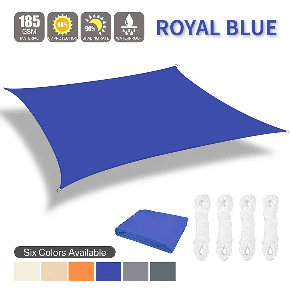Waterproof Shade Sail for Outdoor Patio and Garden Canopy