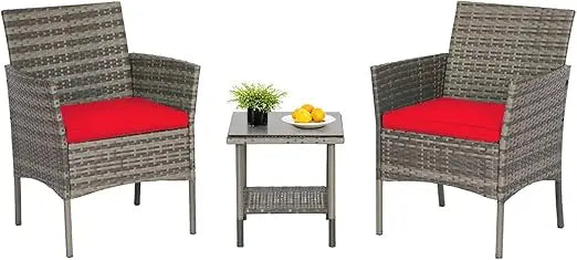 Patio Furniture Sets Outdoor Wicker Conversation Sofa Rattan Chair