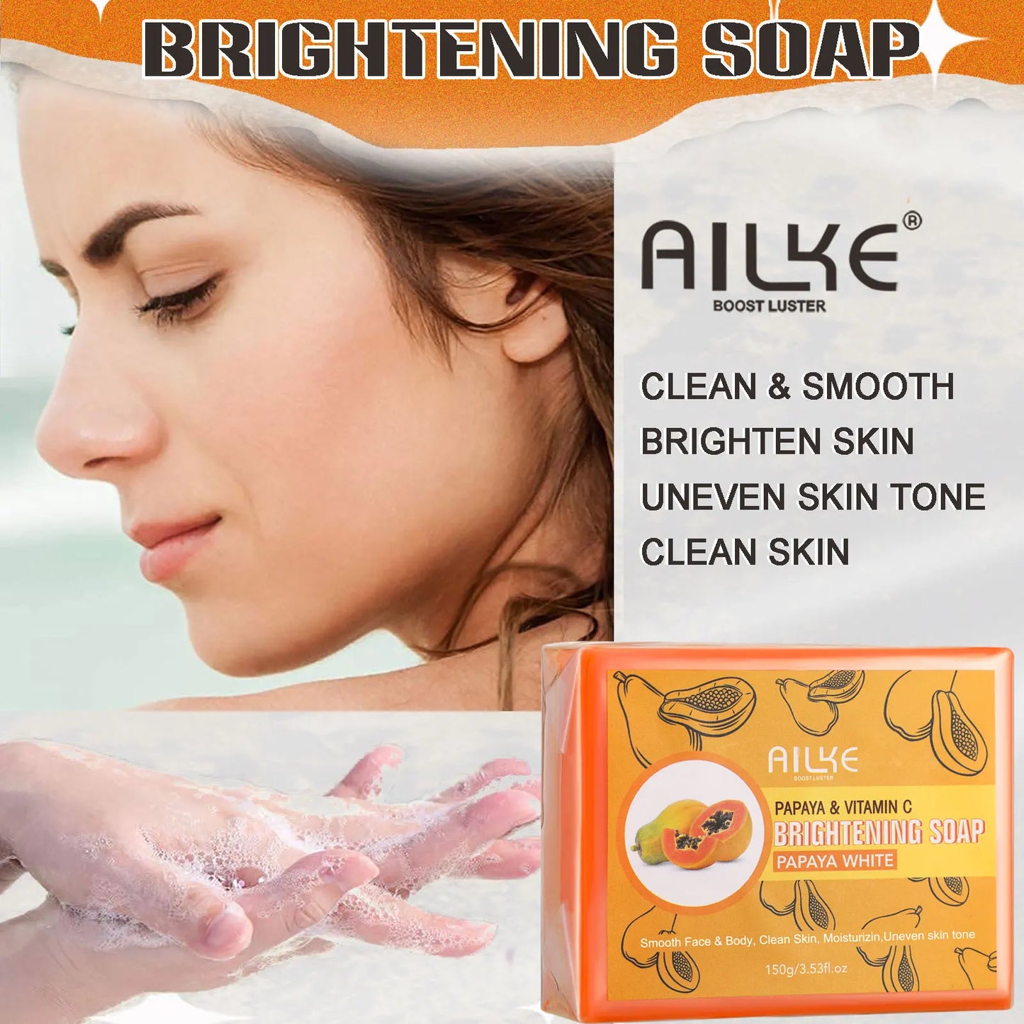 AILKE Collagen Whitening Kit Brightening Moisturizer