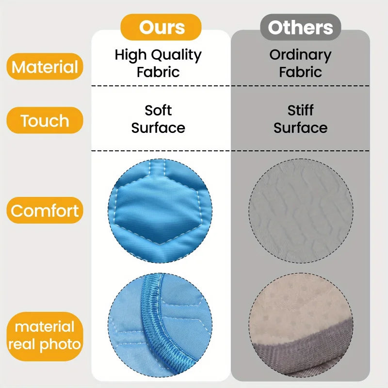 Dog Cooling Mat Breathable Portable Washable Ice Silk Pad