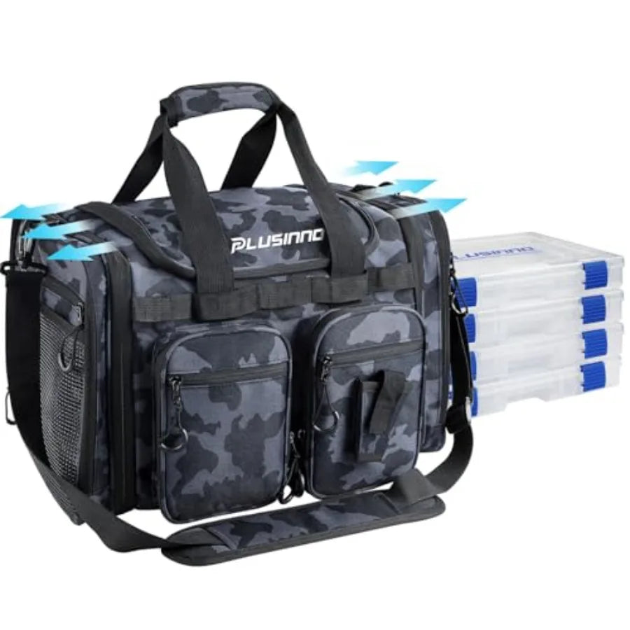Expandable Fishing Gear for Saltwater and Freshwater Water Resistant