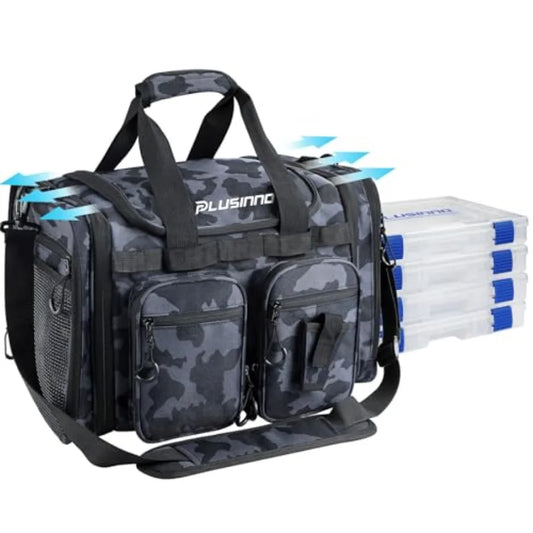 Expandable Fishing Gear for Saltwater and Freshwater Water Resistant