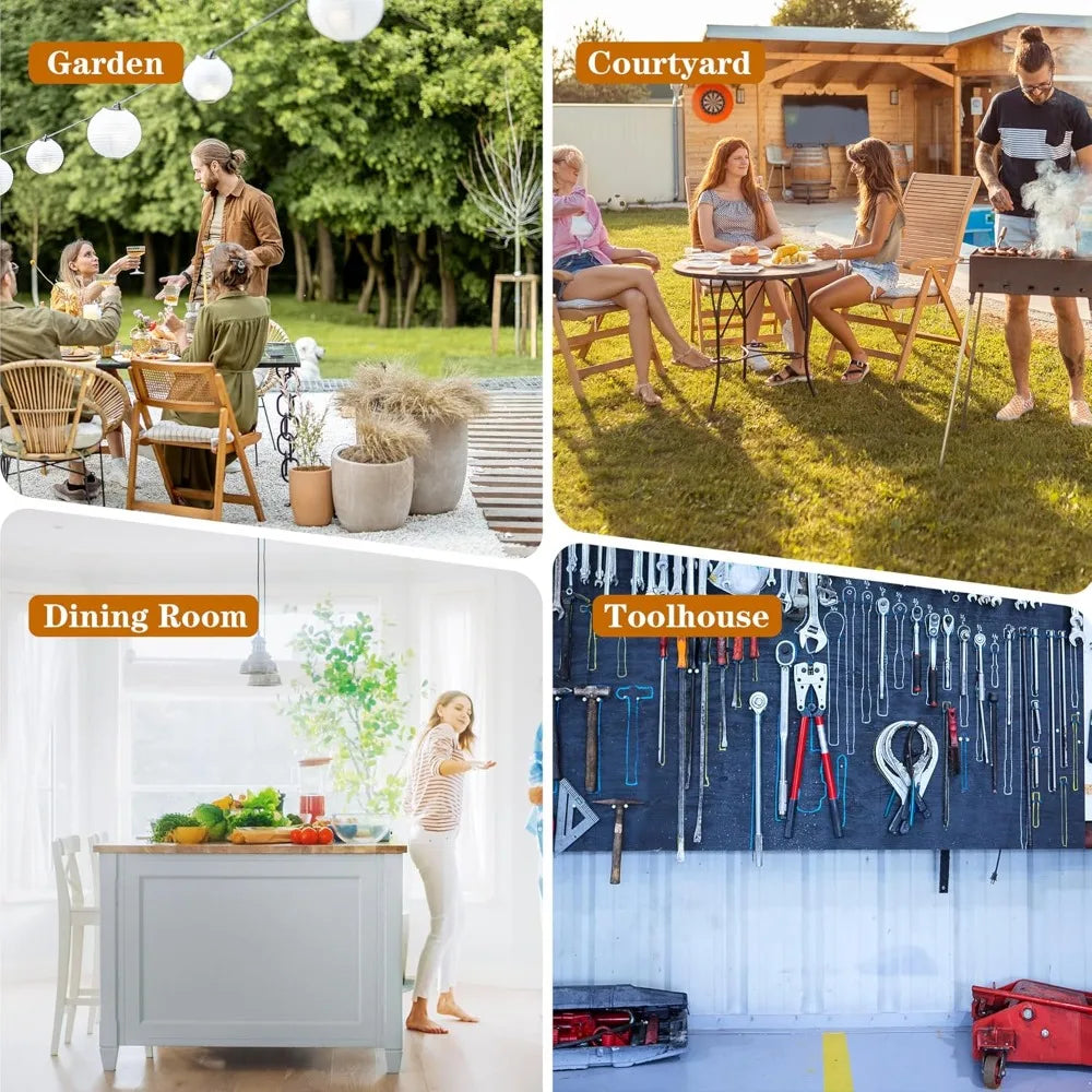 Outdoor Grill Cart With Storage And Wheels For Patio Barbecue