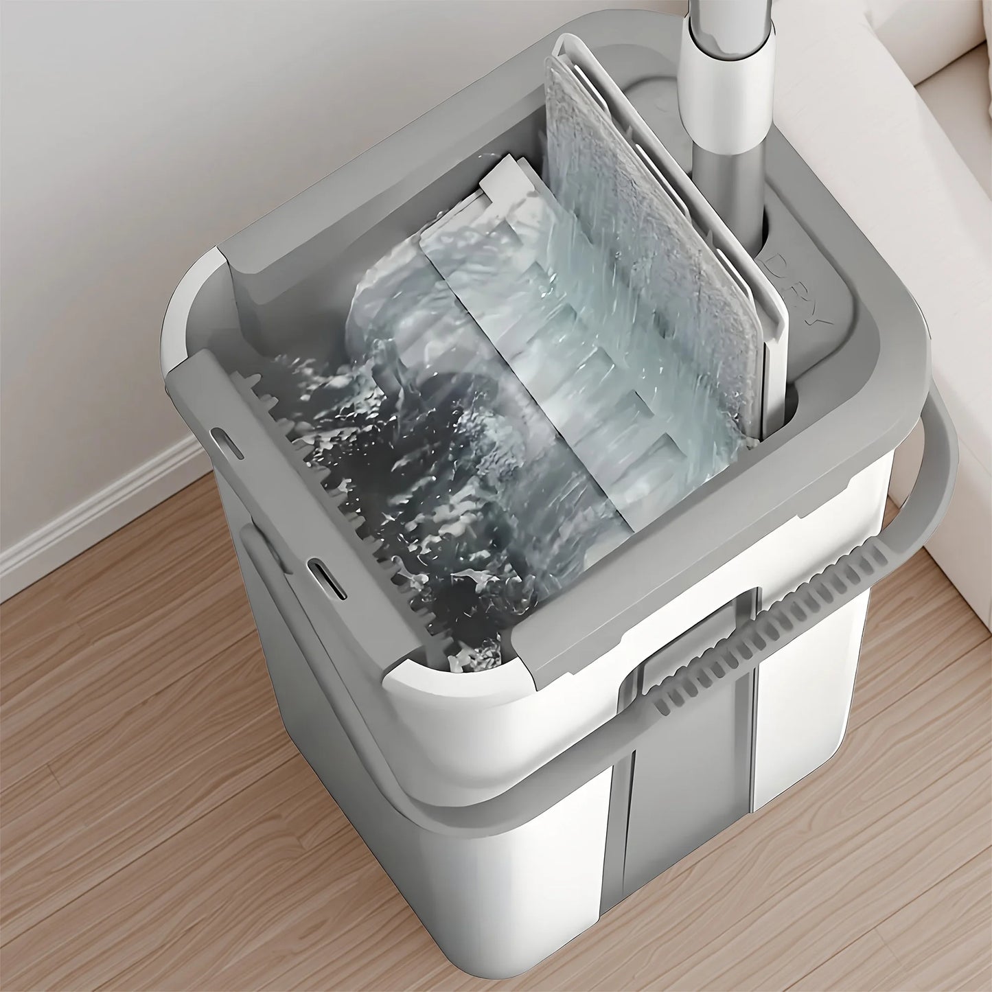 UPWORKCN 360 Spin Mop Bucket Set Wet Dry Cleaning Kit