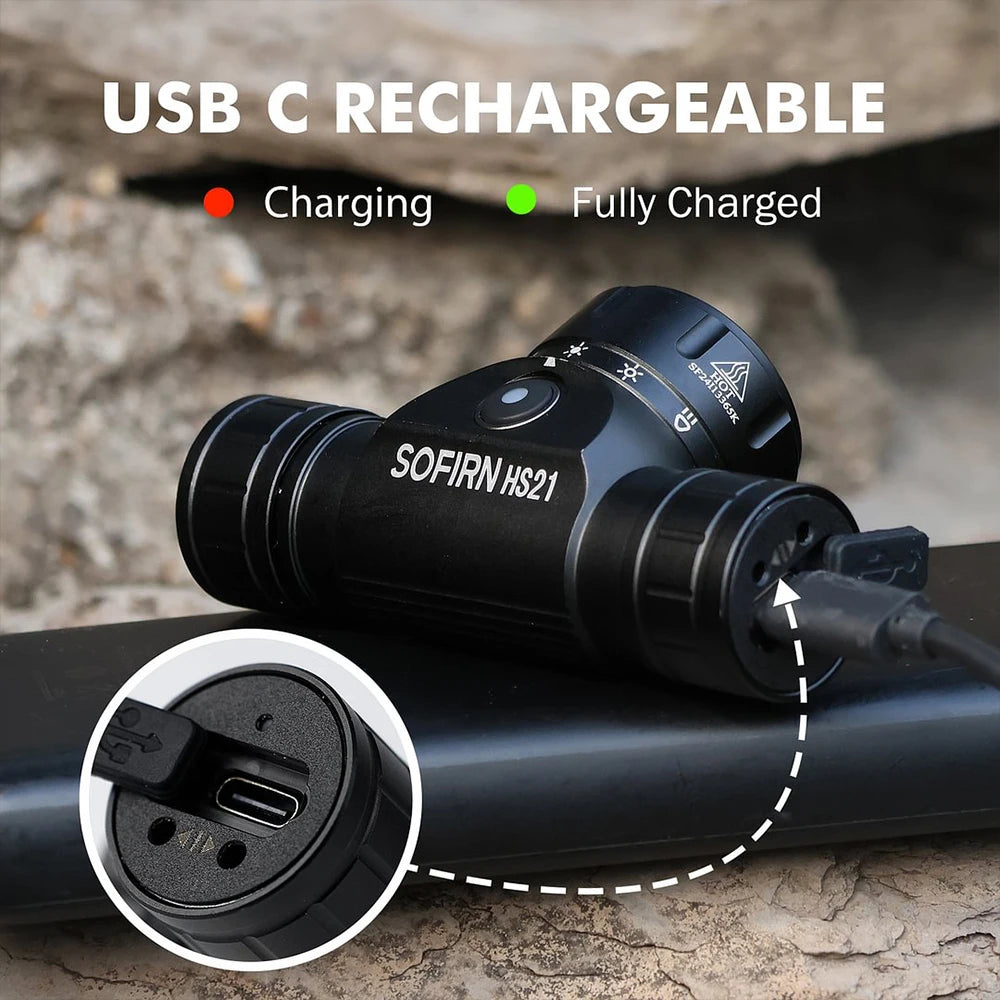 Sofirn HS21 SFT40 LED Headlamp With Infrared Switch