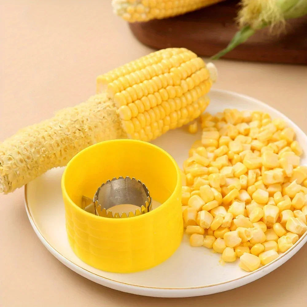 Corn Cob Stripper And Vegetable Peeler For Quick Kitchen Prep