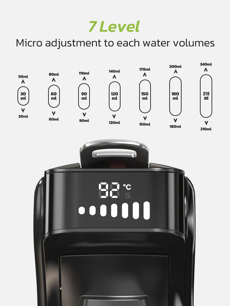 HiBREW H1B 6in1 Capsule Coffee Machine Nespresso Dolce Gusto